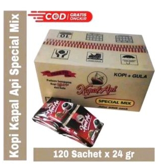 

KOPI KAPAL API SPECIAL MIX 24 Gr 1DUS ISI 12 PCS