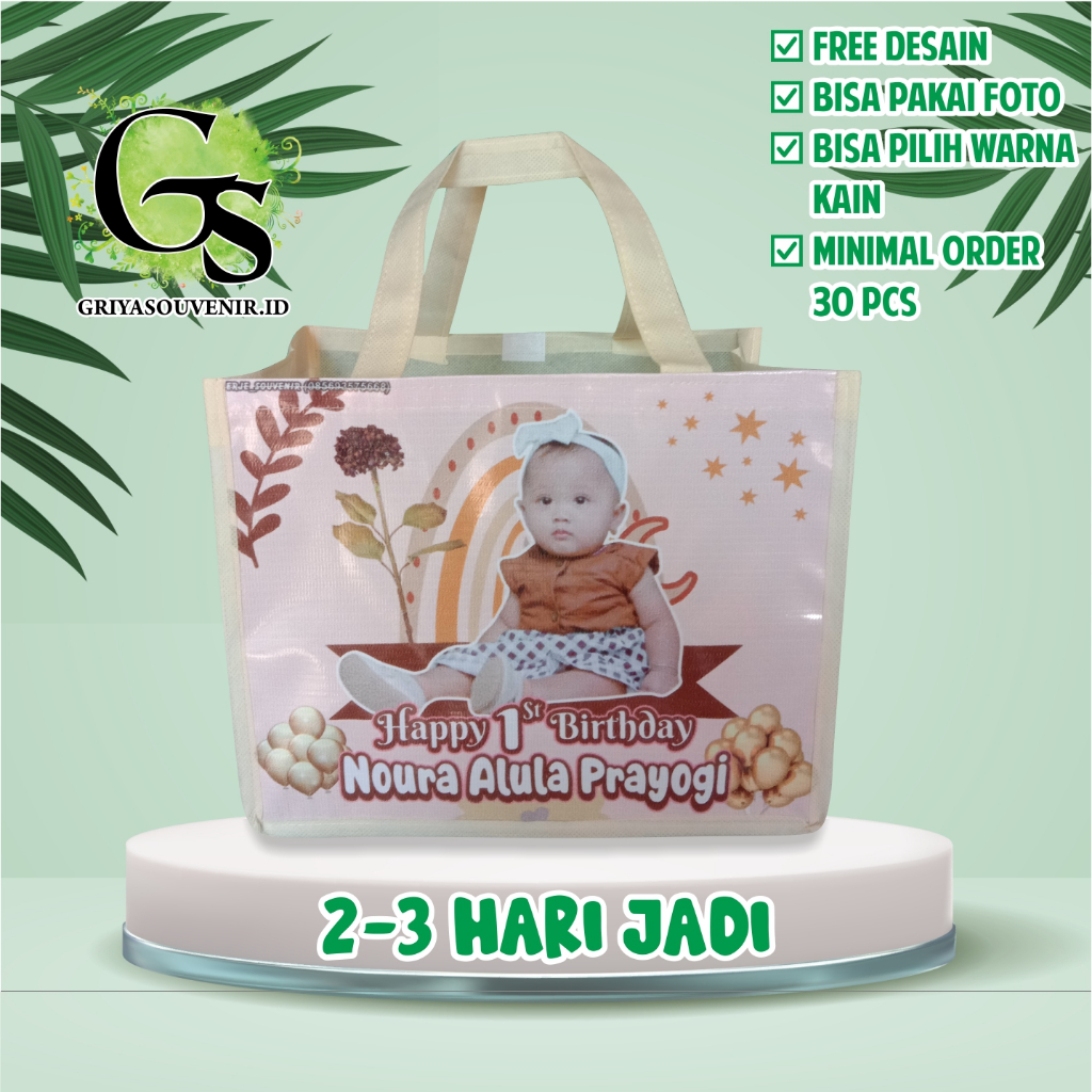 

TAS ULTAH CUSTOM | TAS ULTAH ANAK | TAS ULTAH GOODIE BAG | FREE DESAIN
