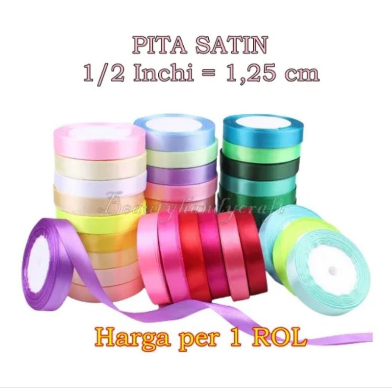

(KARAFI) PITA SATIN 1/2 INCH