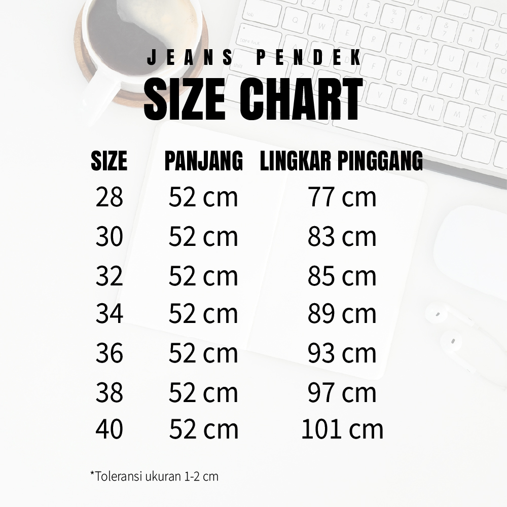 Celana Jeans Pendek Pria Cowok Reguler