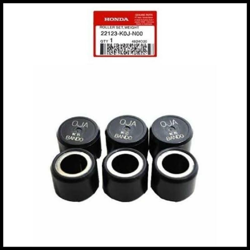 22123-K0J-N00 Roller Set Weight Beat Deluxe K1A 2020 Scoopy 2021 Genio 2019 ORI AHM