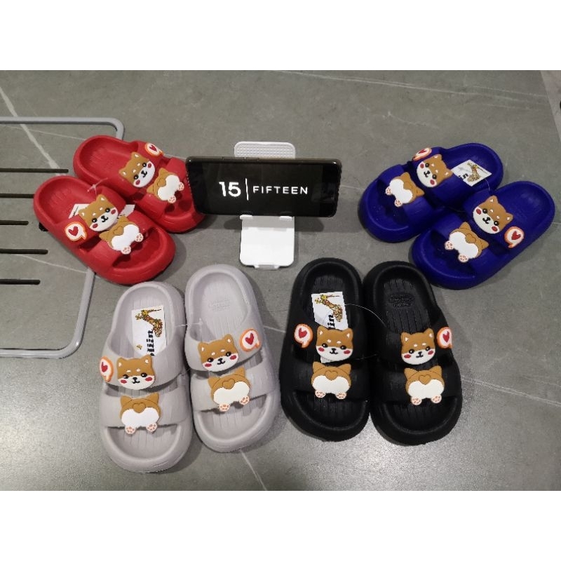 NEW ! ! ! SIZE 24-35 SANDAL SELOP ANAK LAKI  KARET COLLIN / SANDAL SLIP ON ANAK COWOK 6137