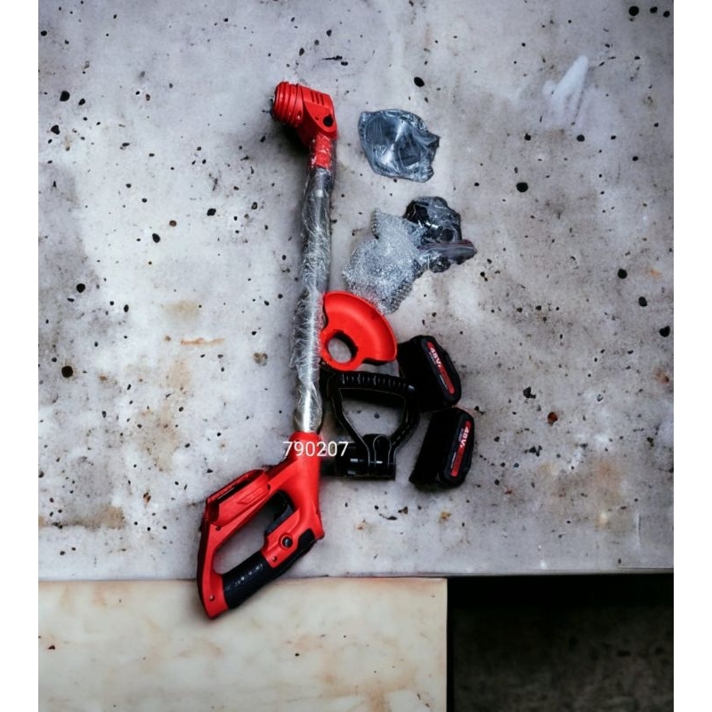 mesin potong rumput baterai 48volt cordless dekwe