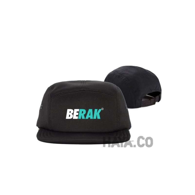 Topi 5 Panel Berak Clothing | Topi Six Panel Berak | Topi Casual Distro