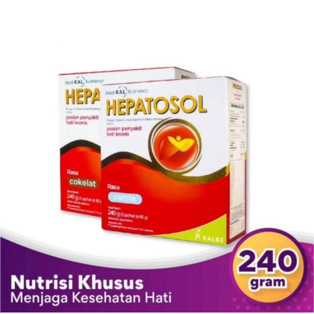 

HEPATOSOL 240 gram - Nutrisi Pasien Gangguan Hati