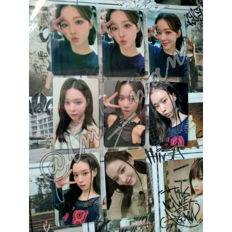 (READYSTOCK) AAB POB BENEFIT WINTER AESPA MY WORLD PHOTOCARD BENE KTOWN PC LUCKY DRAW SMSTORE SOUNDW