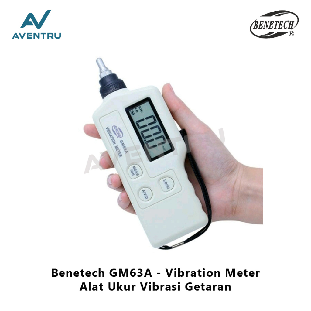 Benetech GM63A Vibration Meter Alat Ukur Vibrasi Getaran GM 63A