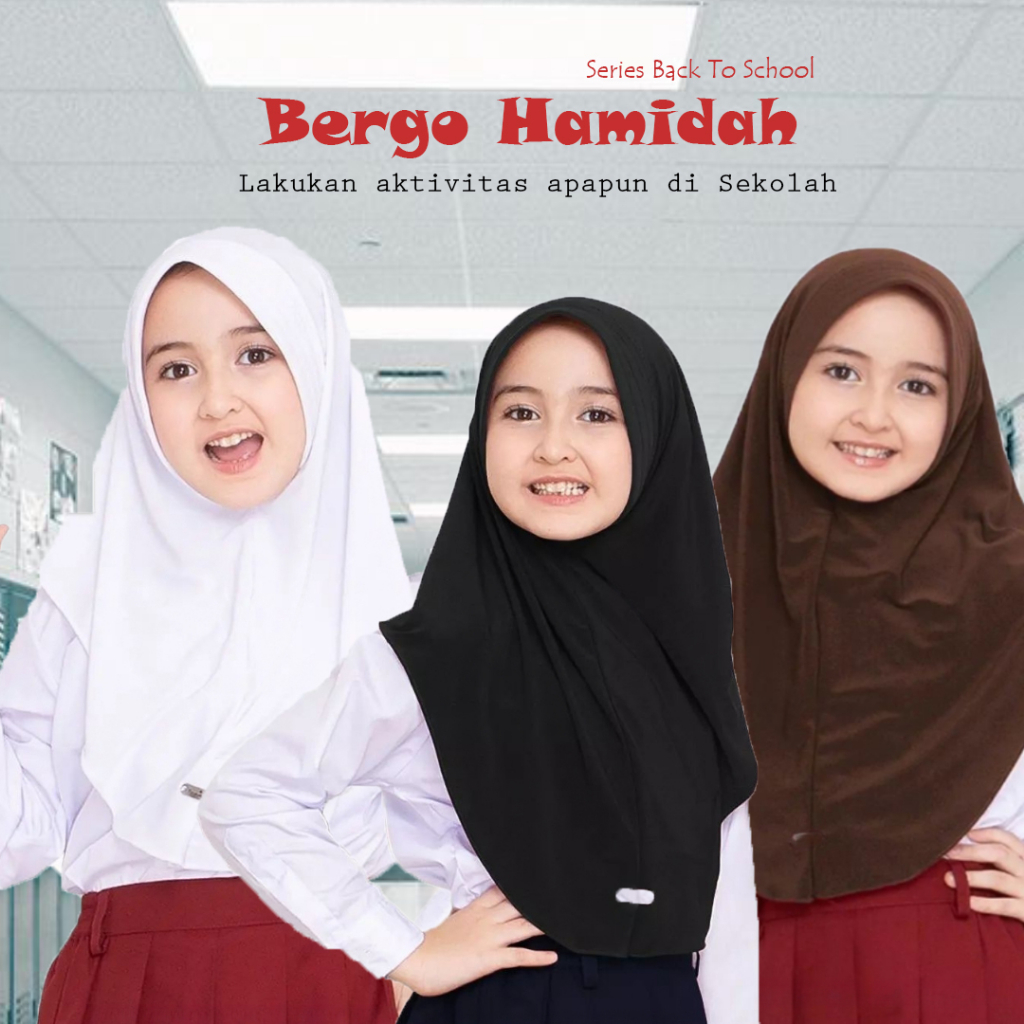 Hijab Aisha Hamidah anak Hijab Bergo anak Hamidah terbaru