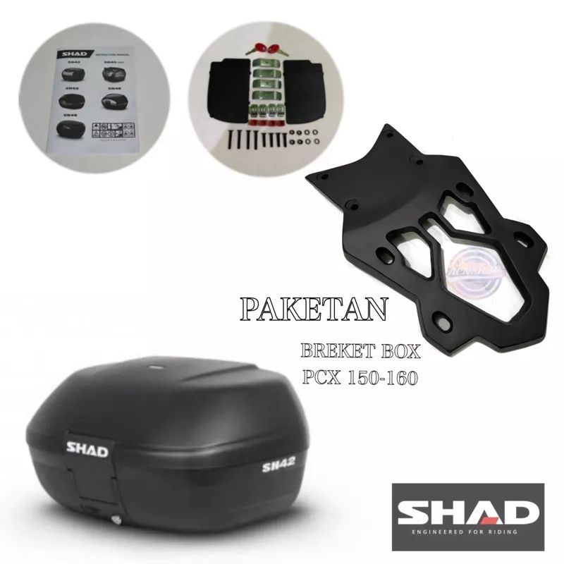 BOX SHAD SH42 PLUS BREAKER BOX MOTOR PCX 150 PCX 160 NEW 2021