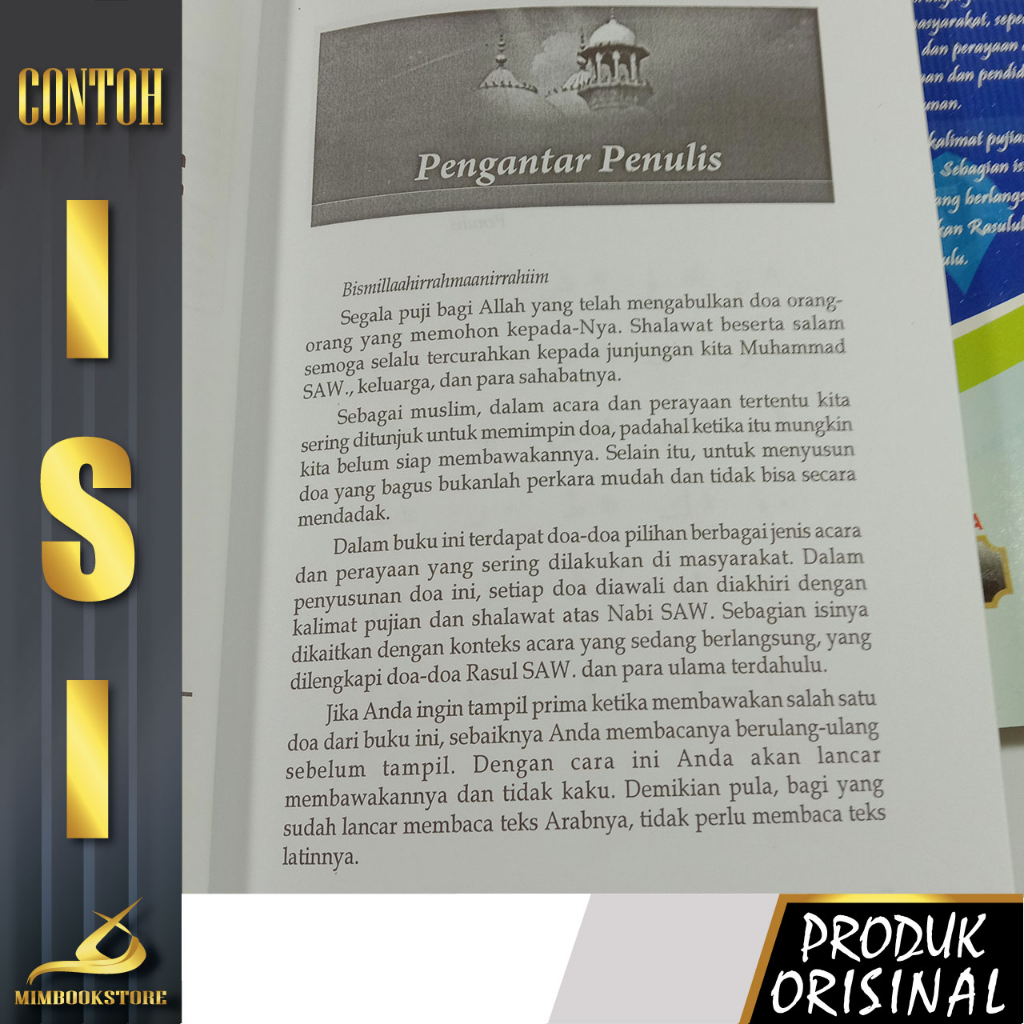 Buku - Doa-doa Pilihan untuk Acara dan Perayaan - Dr. KH. U. Saefullah, M.M.Pd - Dadang Sobar, S. Ag. - Penerbit Pustaka Setia - Mimbookstore