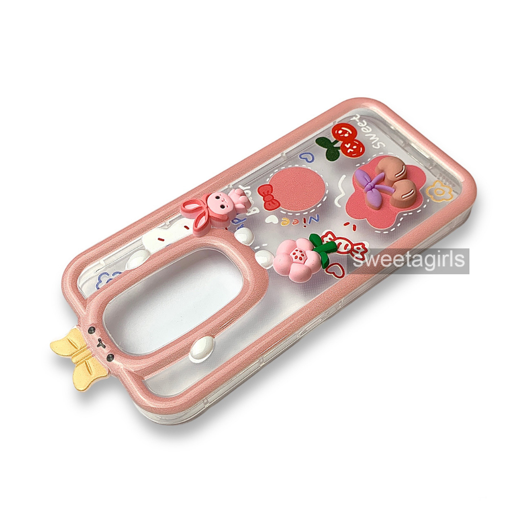 Softcase Transparan Bumper Candy untuk Oppo A5 (2020) / Oppo A9 (2020) ( Sama Bentuk dan ukuran ) - Sweetacase.id - Casing Lucu - Kesing Cewek - Casing Lembut - Case Bening - Lucu - Gemoy