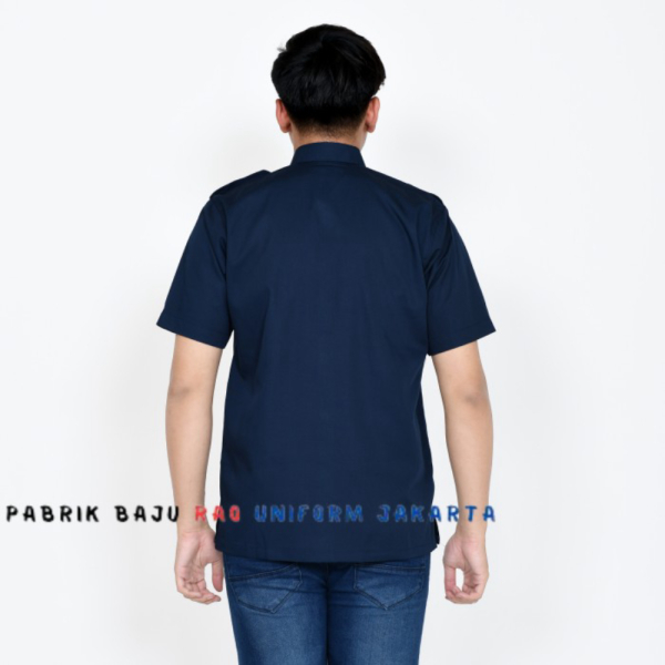Lengan Navy - PDL Baju Jual Custom/Kemeja PDL S Murah Pendek PDL Lapangan/Kemeja