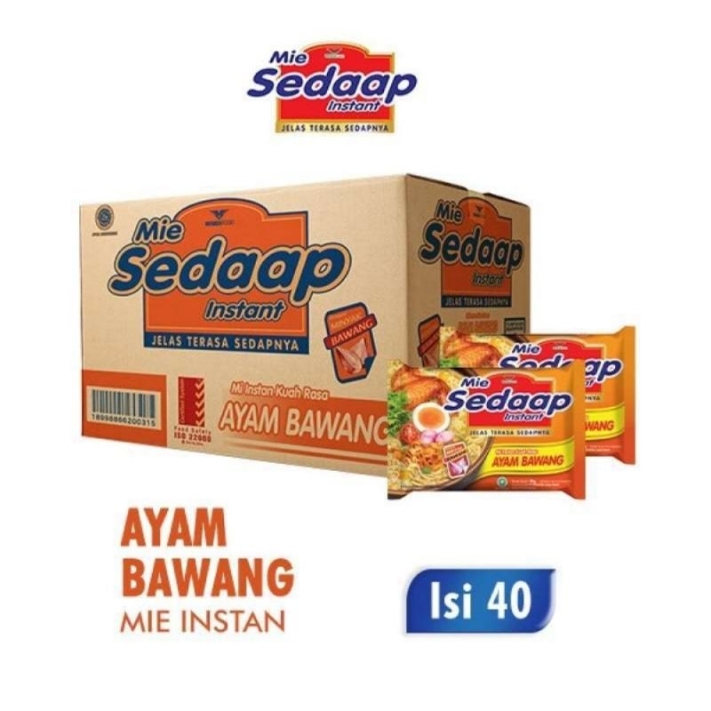 

MIE SEDAP AYAM BAWANG 1DUS