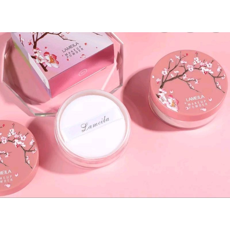LAMEILA GEOMETRY SETTING POWDER Bedak Tabur Oil Control