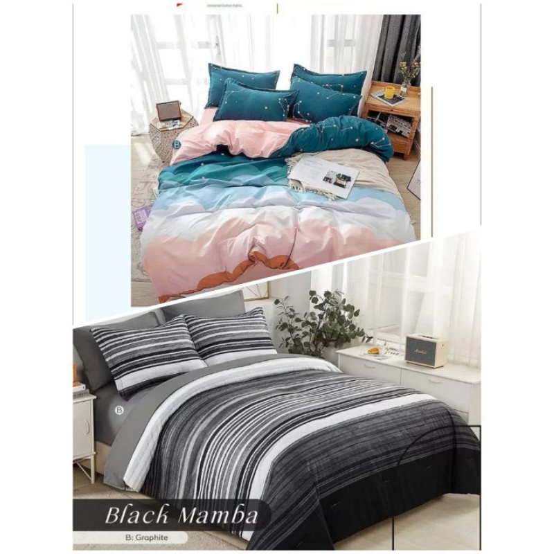 sprei 120x200 tinggi 40 cm bahan katun lokal esra Beverly Star