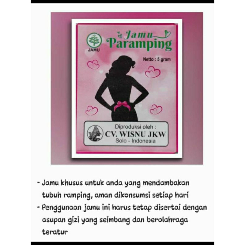 

Jamu Ramping Wisnu JKW 10 Sachet