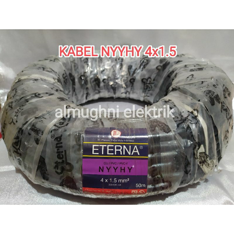 ETERNA KABEL SERABUT NYYHY 4X1.5 /KABEL NYYHY ETERNA 4X1.5
