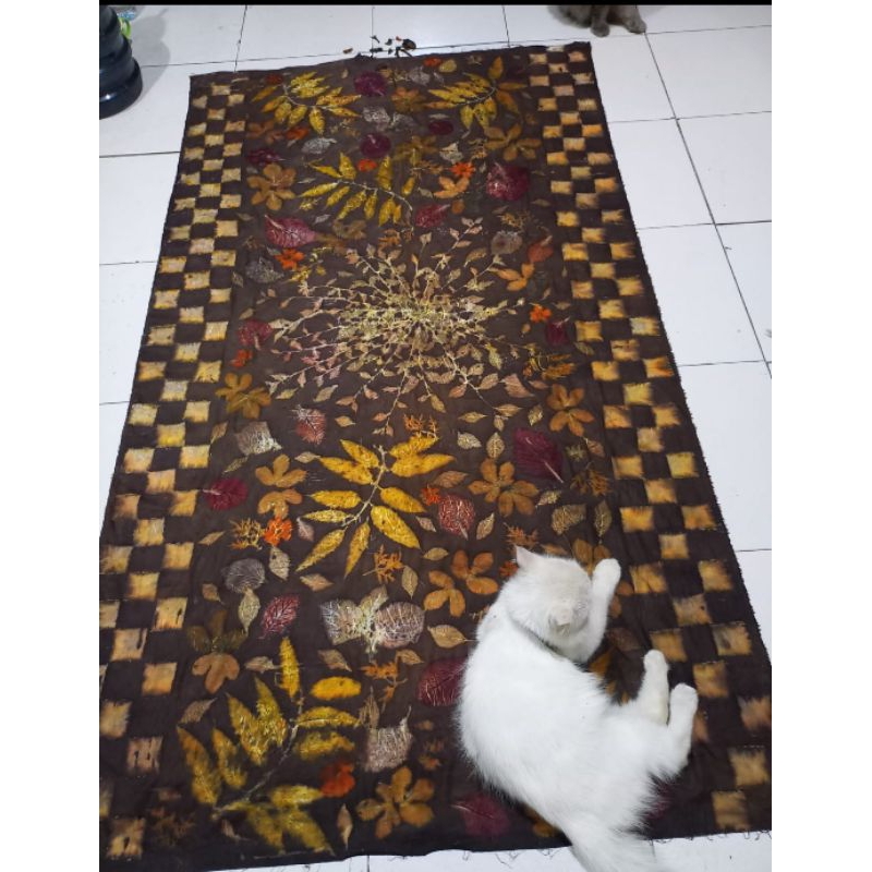 Kain Batok ecoprint Katun
