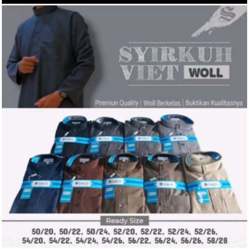 JUBAH | GAMIS SYIRKUH NON MANSET | JUBAH IMPORT | JUBAH WOL | JUBAH