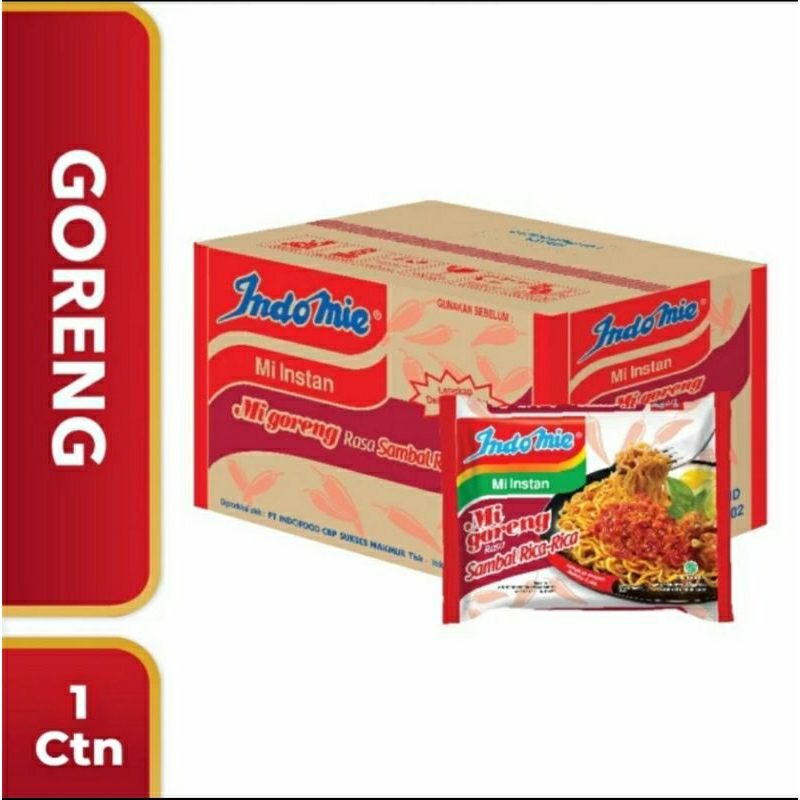 

Indomie Goreng Rasa Sambal Rica Rica 1 Dus Isi 40 Pc