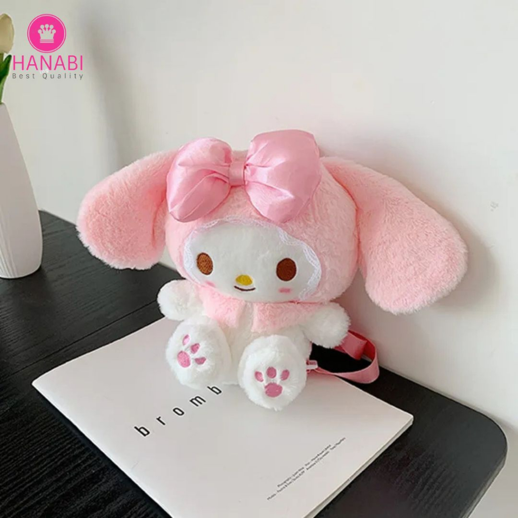 HANABI-tas ransel boneka BONEKA MELODY tas wanita tas jalanjalan