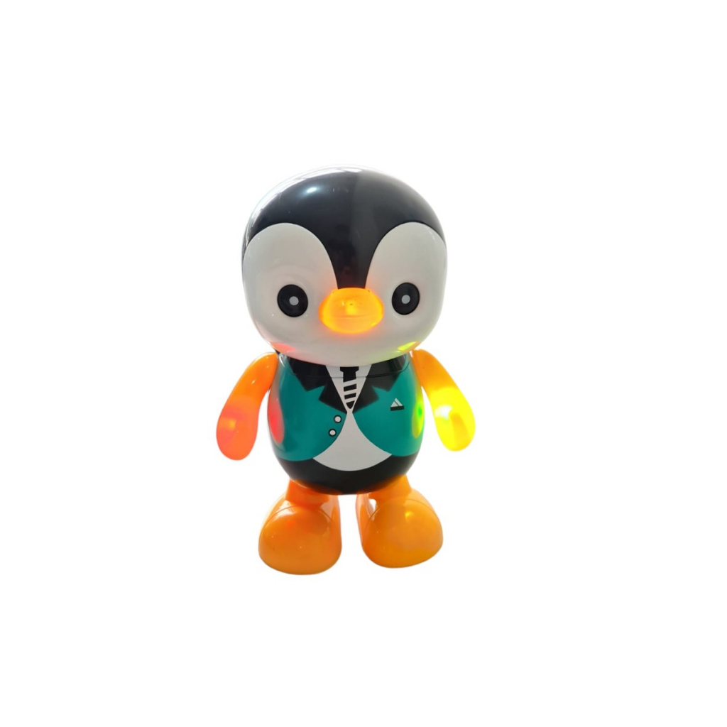 M153L Mainan Dance and Swinging Penguin Music Joget Dancing with LED mbs