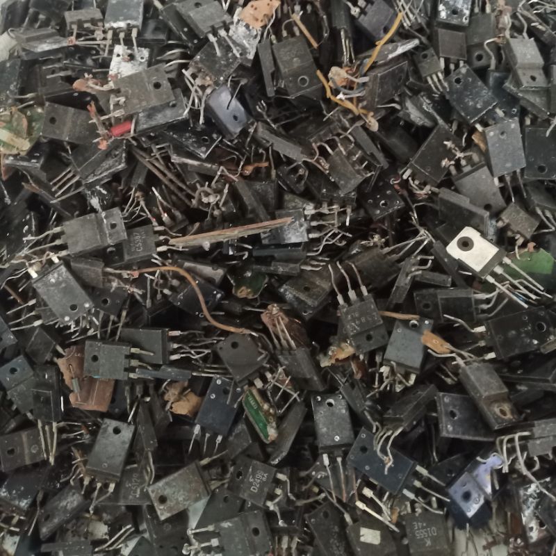 Transistor Horisontal & TR Regulator Cabutan