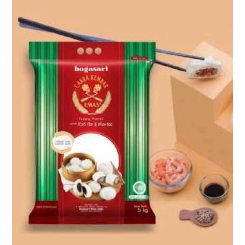 

Tepung Cakra Kembar Emas Pao & Mantao 500gr (repack)