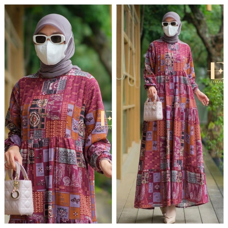 NADINE MIDI / Laura set tunik kulot by Dlovera