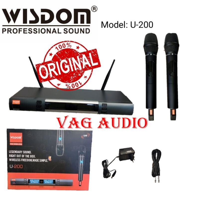 MIC WIRELESS WISDOM U-200, ORIGINAL WISDOM