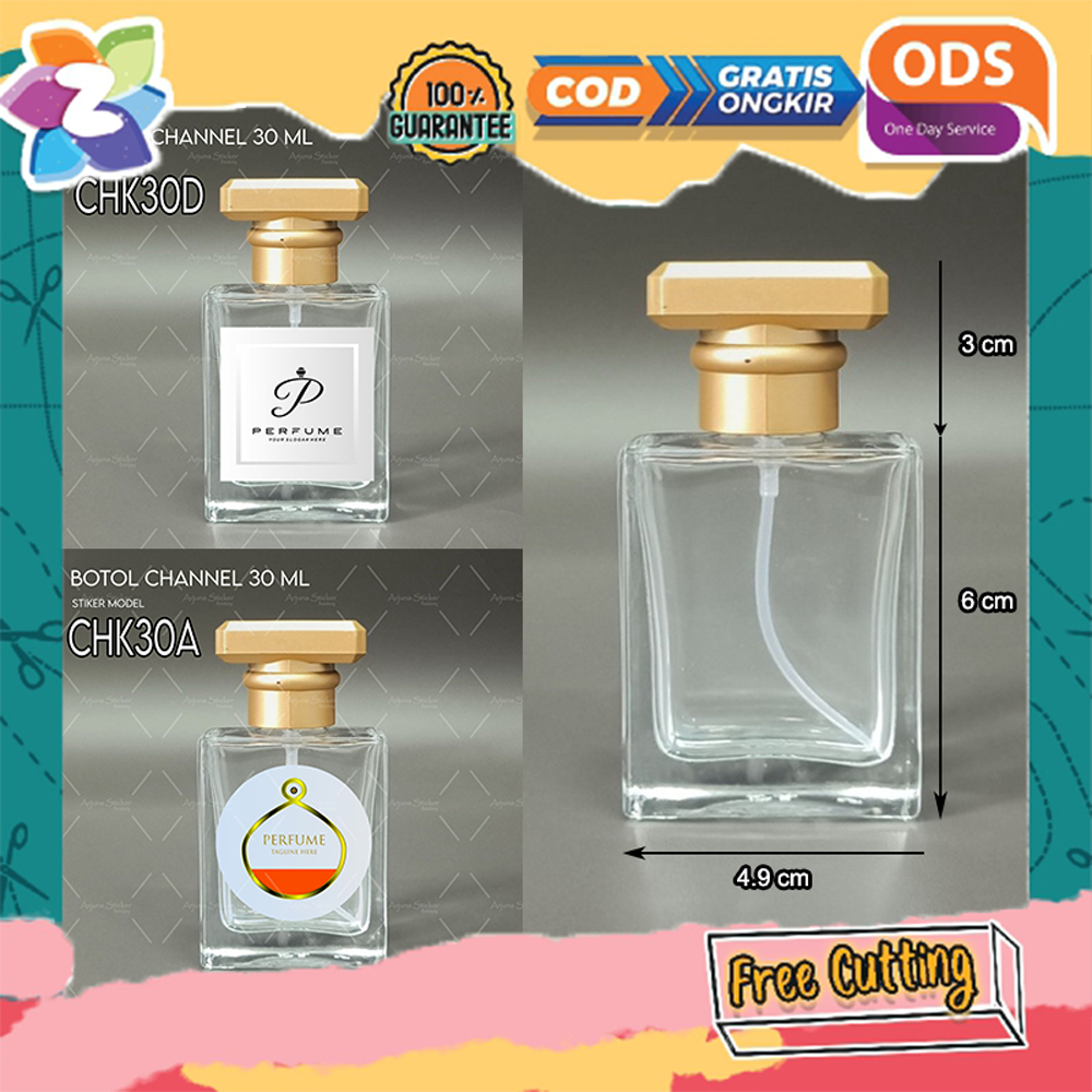 

Stiker Botol Parfum Chanel Ch 30 ml Parfume Sticker Label Custom Channel Kotak Premium Hologram