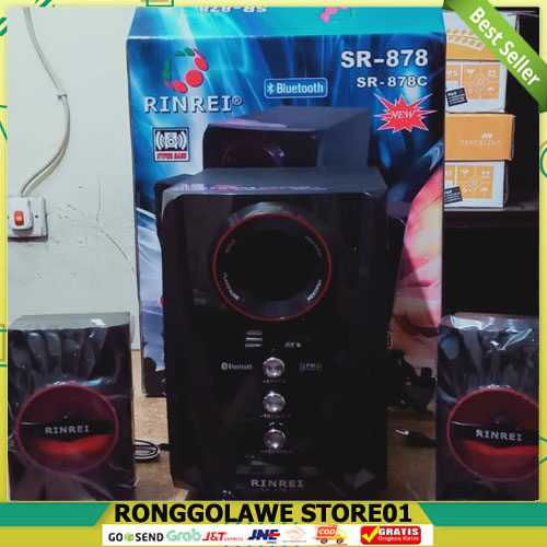 Speaker Multimedia 2.1 RINREI SR 878 C | SR 878 C SPEAKER AKTIF RINREI HARGA DISCON
