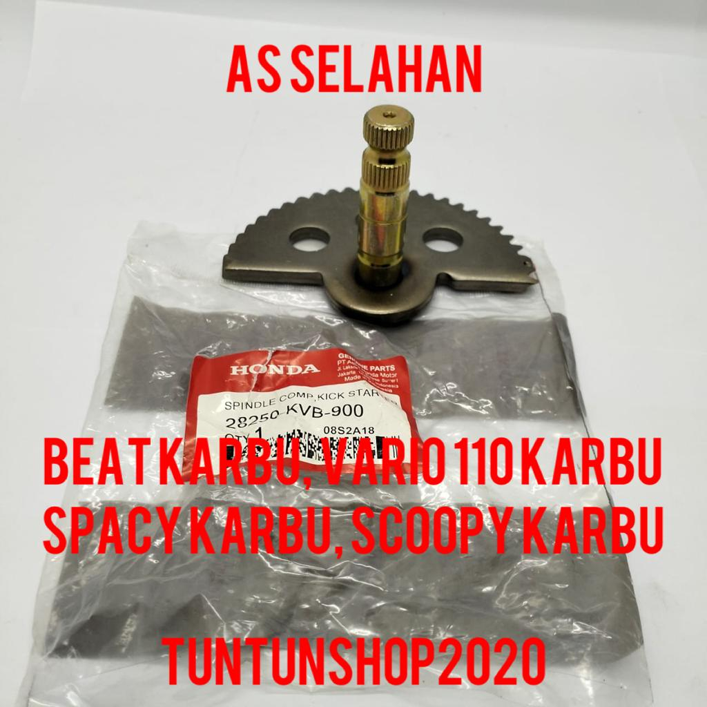 AS SELAHAN BEAT SCOOPY SPACY VARIO 110 KARBU HONDA KVY / KVB KUALITAS ASLI ORIGINAL PRESISI DAN AWET