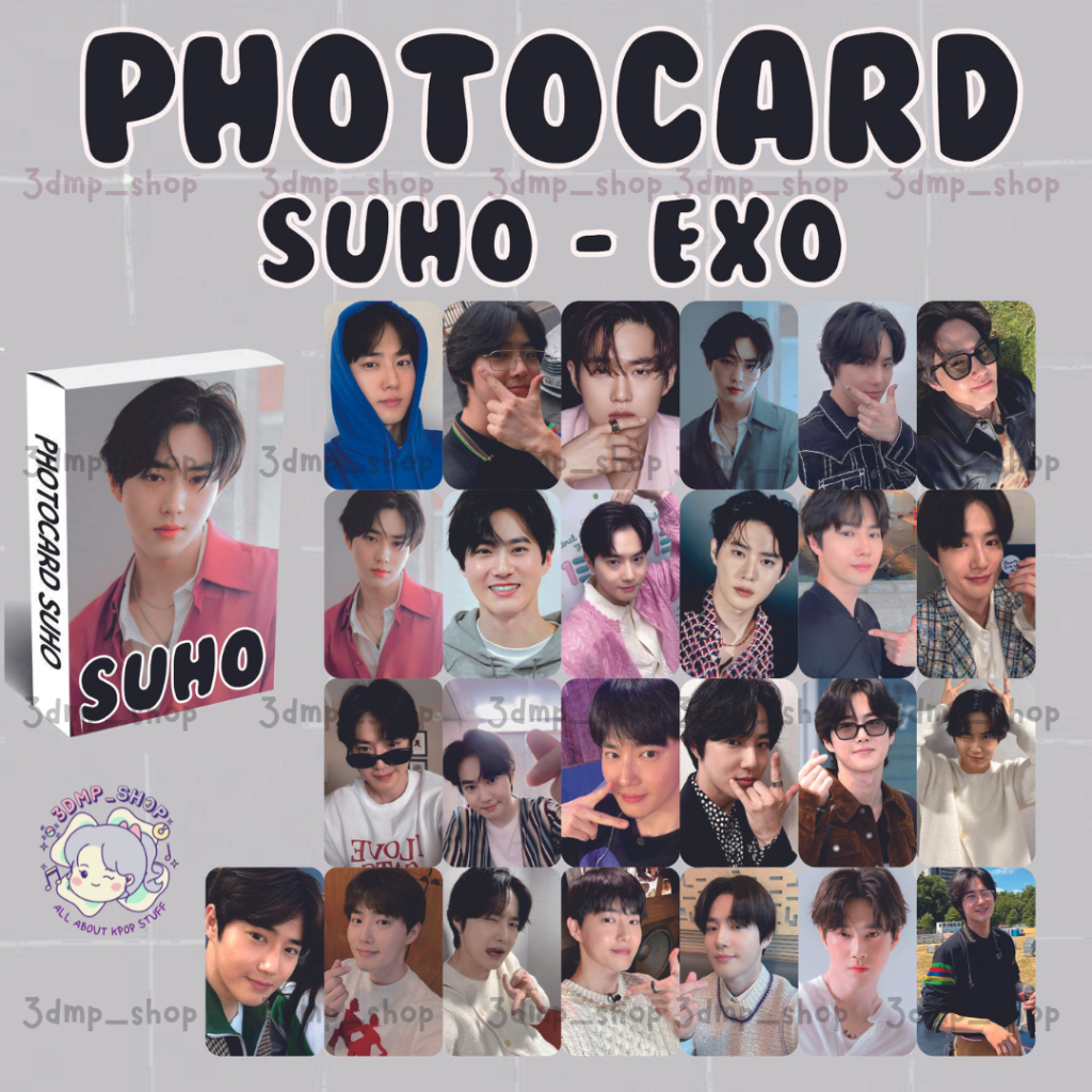 Photocard EXO xiumin kai Do suho sehun chanyeol chen baekhyun