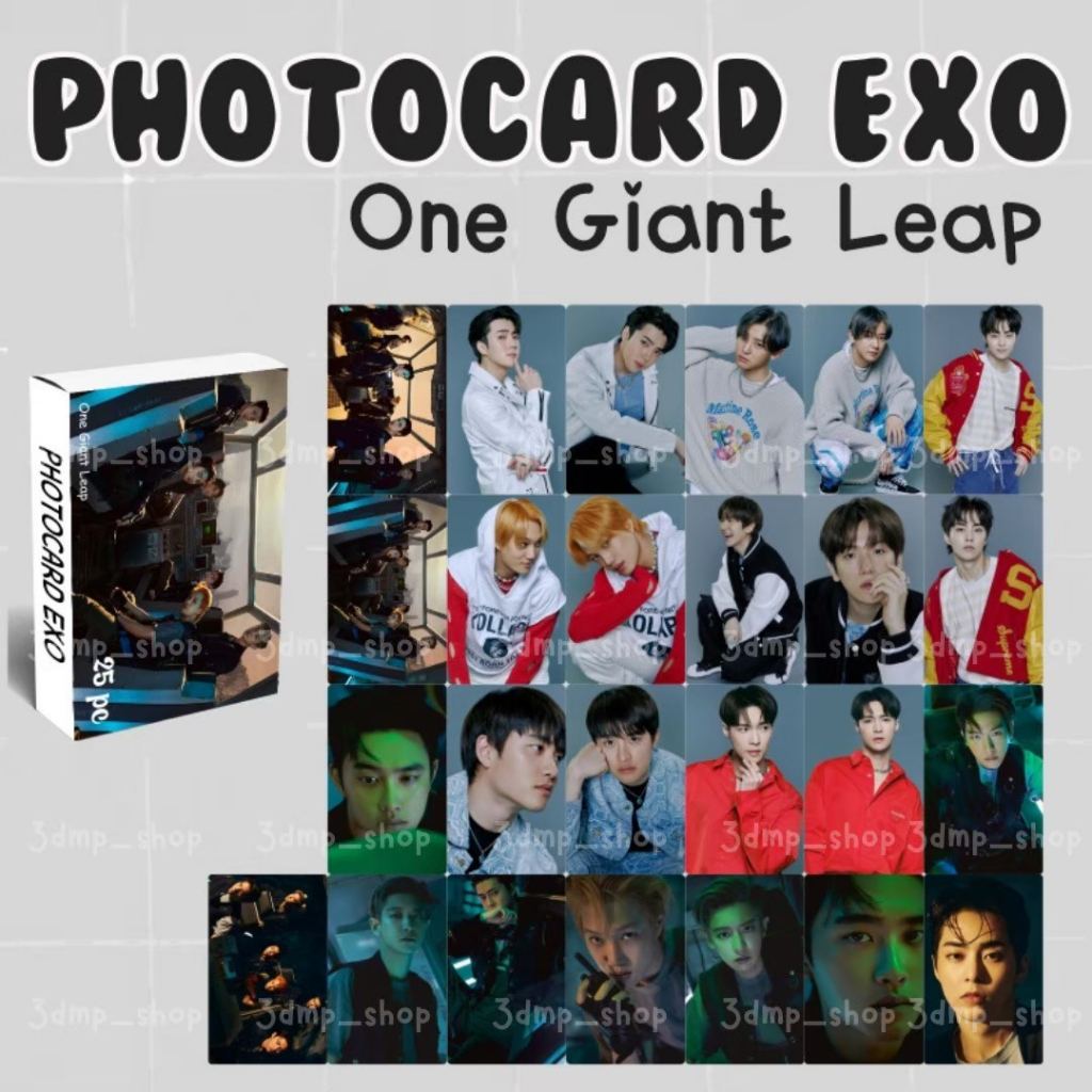 Photocard EXO xiumin kai Do suho sehun chanyeol chen baekhyun