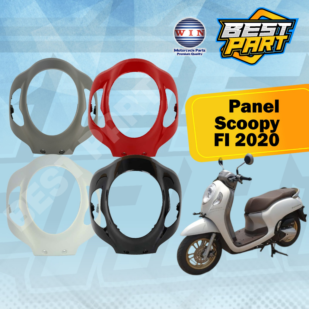 Tameng lampu Panel Lampu Cover FR Scoopy 20. Panel Scoopy 20 merk WIN