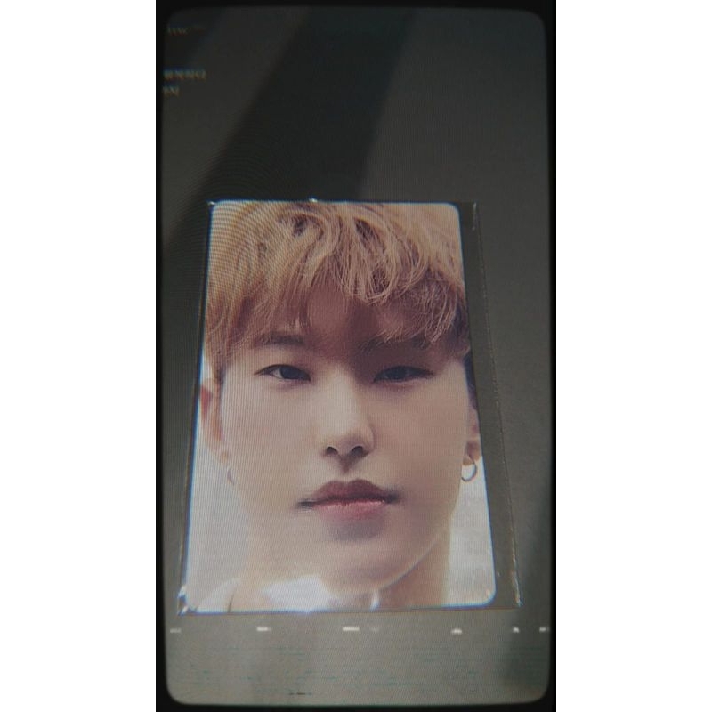 

PHOTOCARD OFFICIAL HOSHI SEVENTEEN DICON 101 [detail on desk]