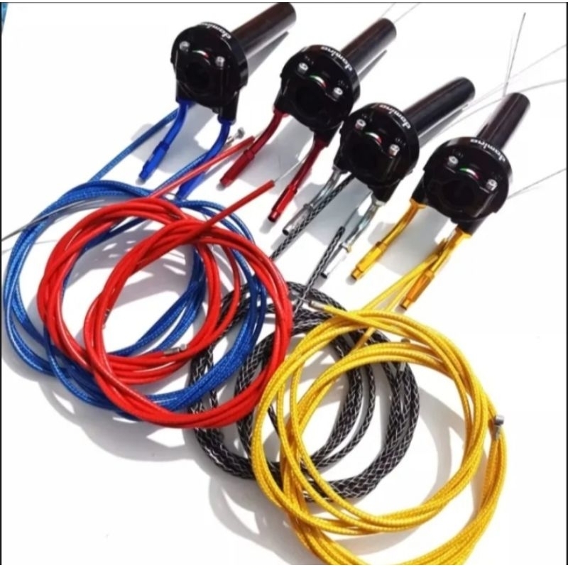 PAKET MURAH - SELONGSONG GAS SPONTAN + 2 KABEL GAS + L GAS 2 PCS UNIVERSAL MOTOR