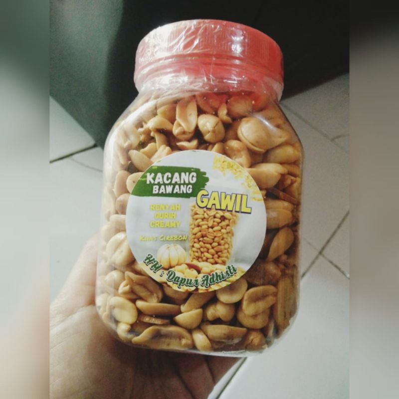 

Kacang Bawang Gawil Toples || Kacang Bawang Gawil khas Cirebon Botol || Kacang Gawil UMKM Cirebon