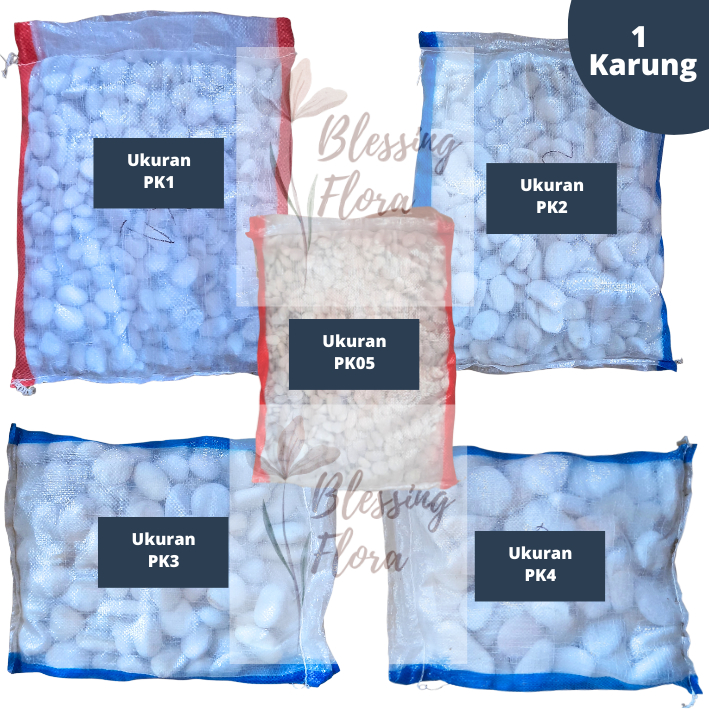 Batu Koral Putih 1 Karung