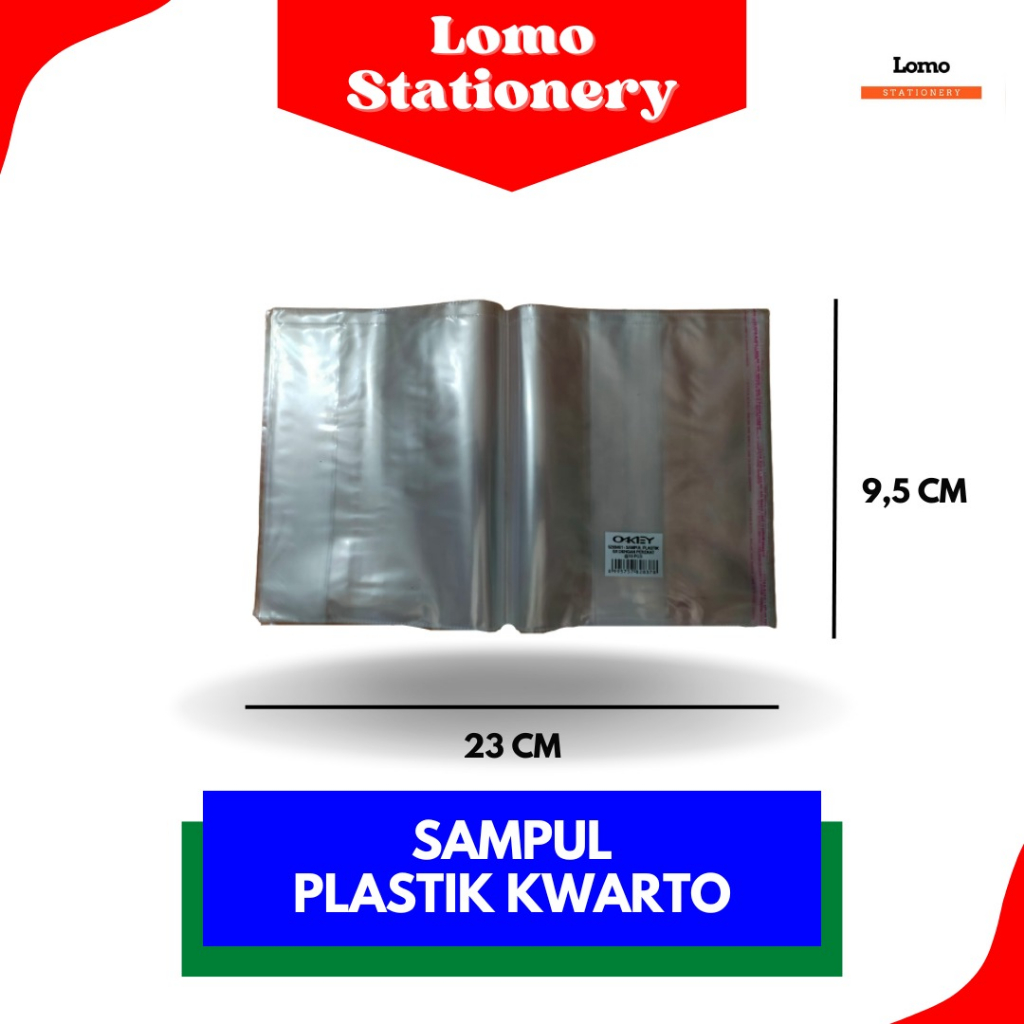

Sampul Plastik Kwarto Pack (10 Lembar)