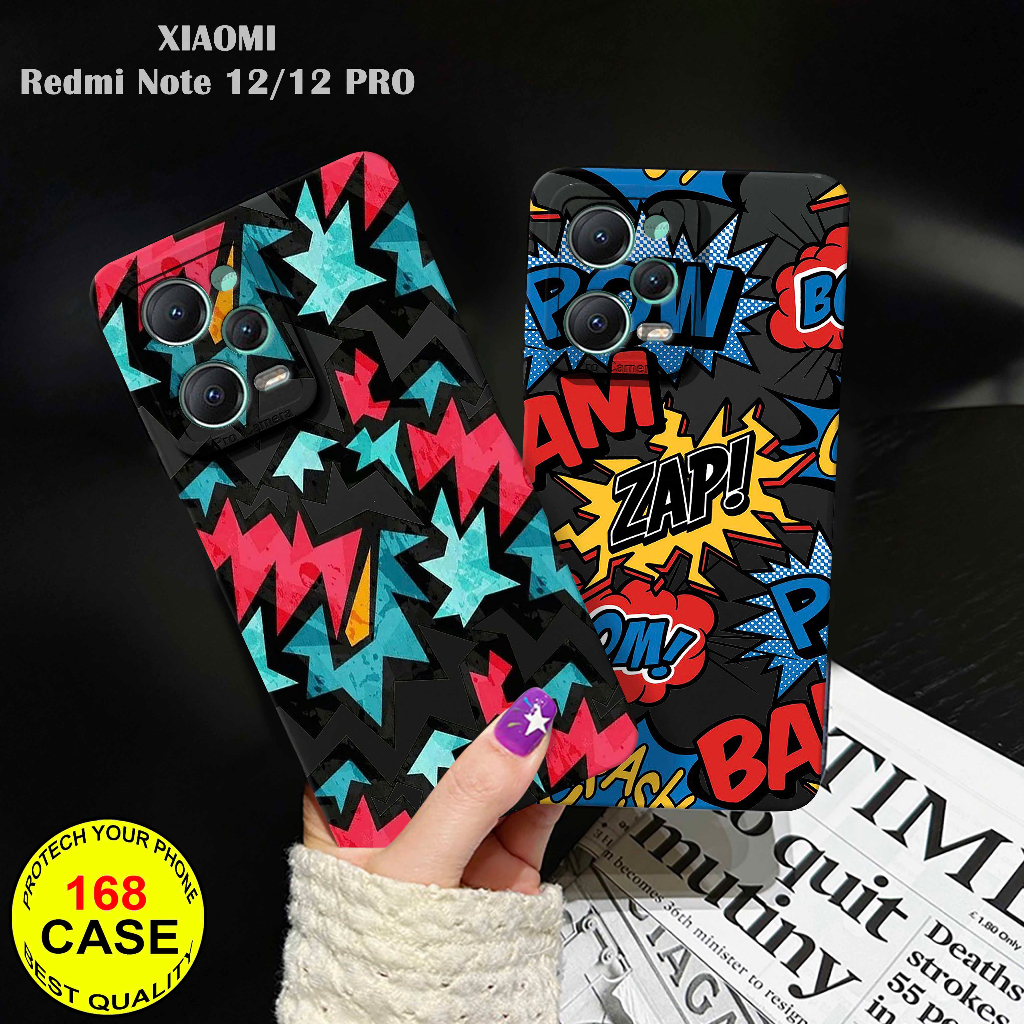 Softcase Pro Camera Xiaomi Redmi Note 12 Pro 5G - Case Xiaomi Redmi Note 12 Pro 5G- Kesing Hp Xiaomi