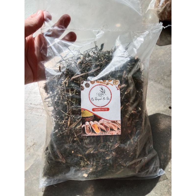 

SAMBILOTO KERING ISI 50 gram SAMBIROTO ASLI ORIGINAL ORGANIK JAMU BY REMPAH BU ROS JAMU PAITAN DAUN SAMBILOTO