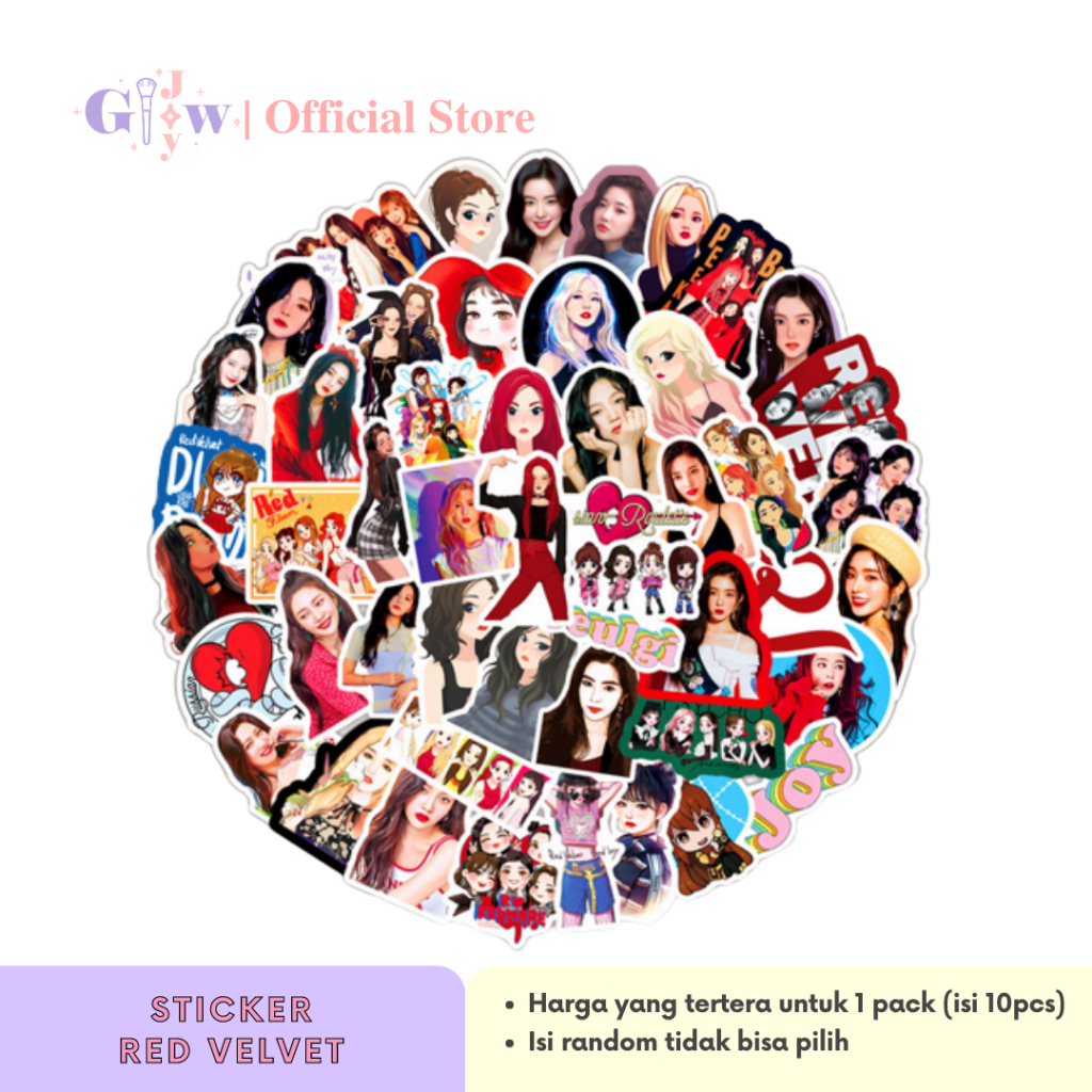 

A6013 STICKER 10PCS (RED VELVET) anti air notebook scrapbook label tempel motif kartun superhero super hero unik lucu atk alat tulis murah kartun komputer leptop handphone hp smartphone koper laptop tembok kulkas girlband korea lisa blackpink