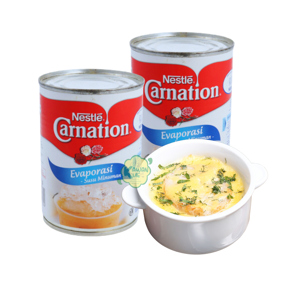 

NESTLE CARNATION SUSU EVAPORASI 405 GR / SUSU MINUMAN CAIR DAN GURIH