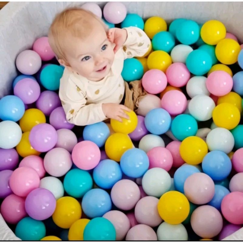 Bola Mandi Bola warna soft pastel