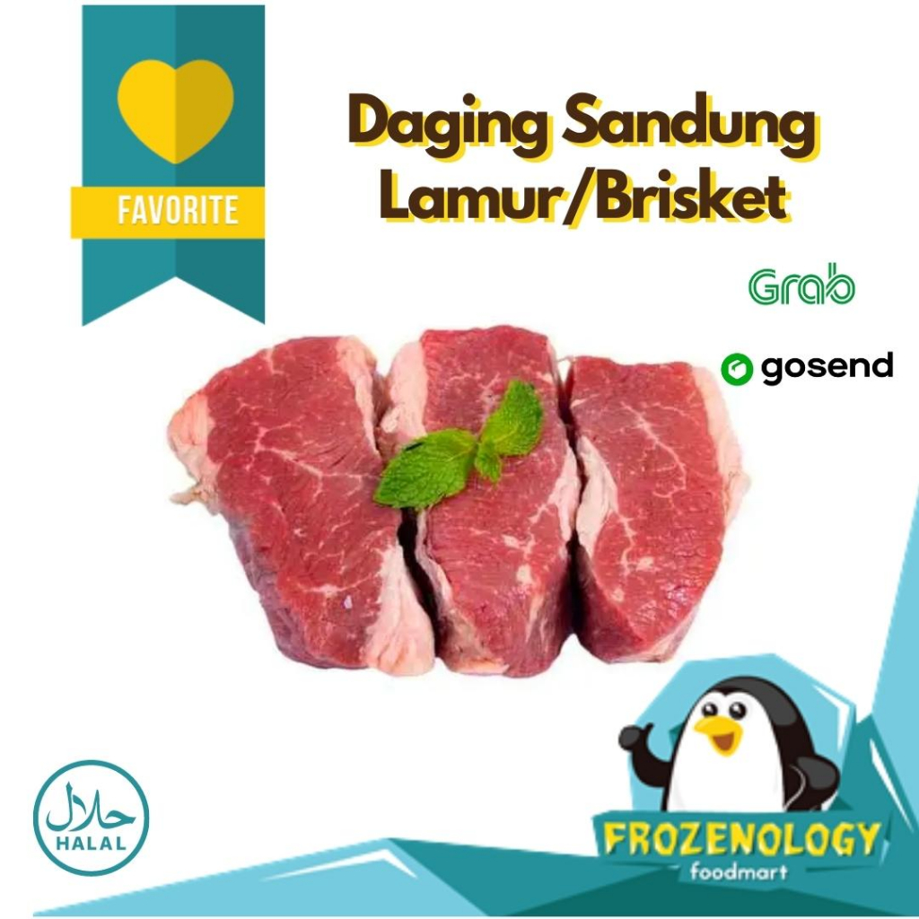 

Daging Sapi Lamur / Sandung Lamur / Boneless Beef Brisket Siap Olah dan Kirim