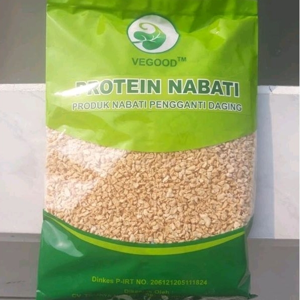 

Protein Nabati - Protena Hebi Kasar mentah Vegood 500 gr Vegan & Vegetarian