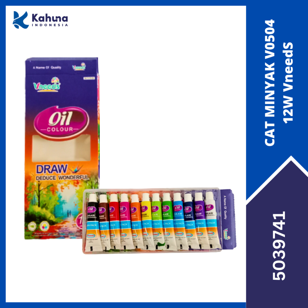 

Cat Minyak Vneeds 12 ml Oil Colour / Cat Lukis [5039741]