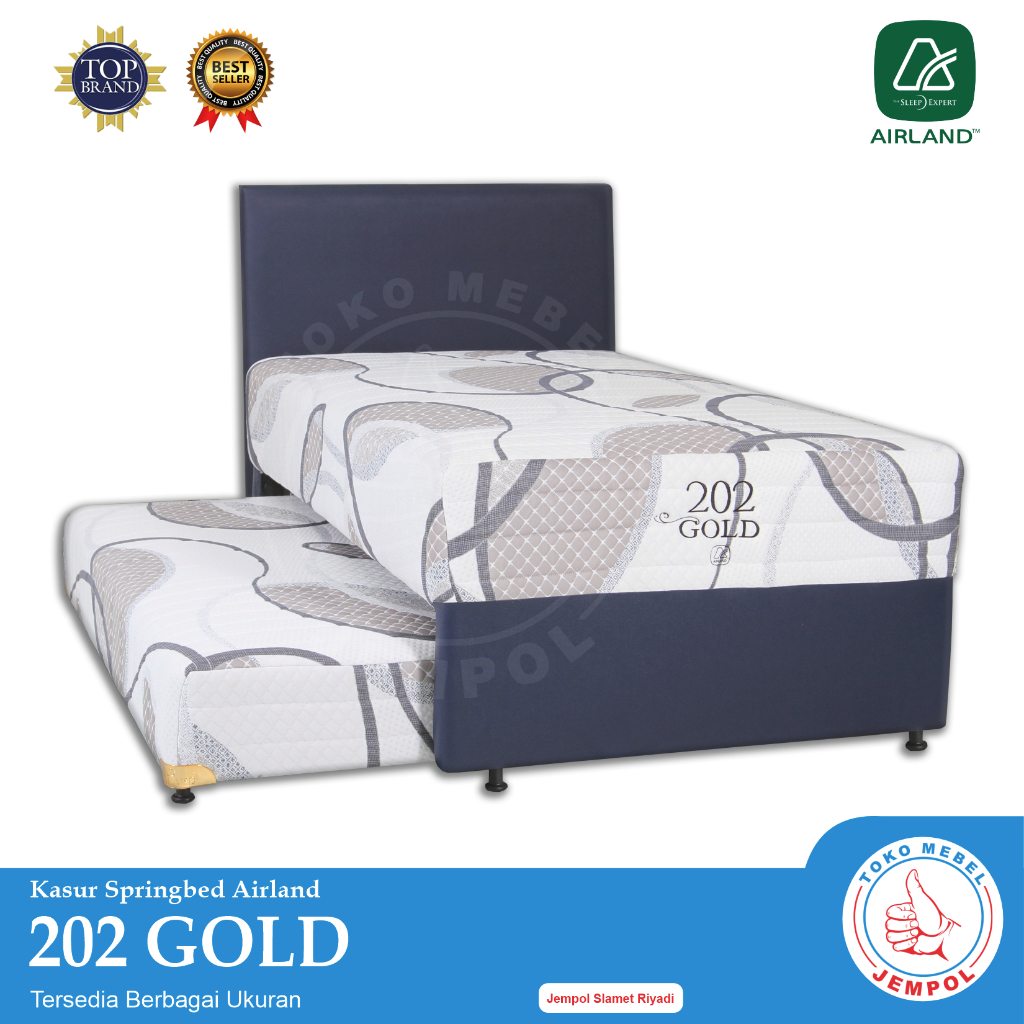 Kasur Airland 202 Gold/Airland Springbed/Tempat Tidur/Kasur Natural Latex/Jempol
